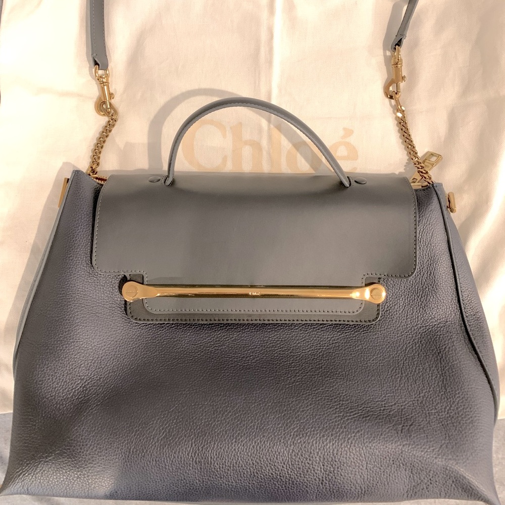 Chloé Clare leather bag 15x11x4”